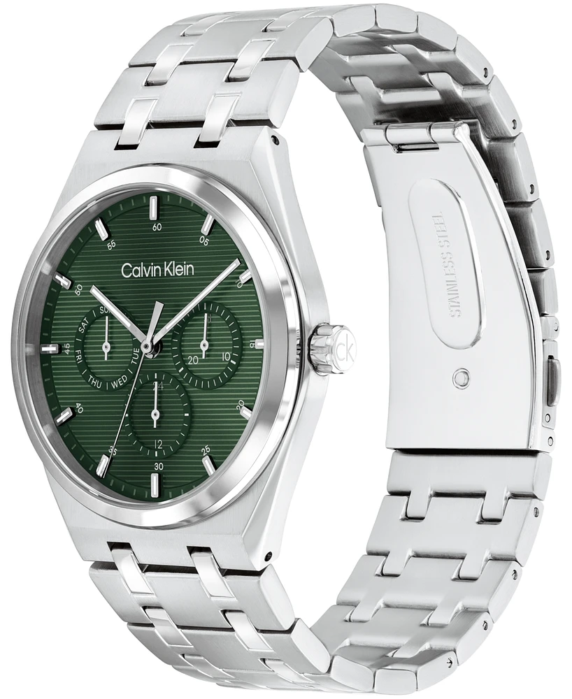Calvin Klein Men's Ck Motion Silver Tone Stainless Steel Bracelet Watch 39mm