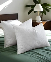 Unikome Quilted Goose Down Feather 2-Pack Pillow
