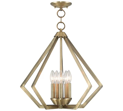 Livex Prism 5- Light Metal Pendant