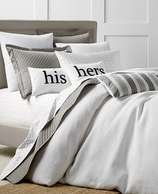 Charter Club Diamond Dot Cotton 2-Pc. Duvet Cover Set, Twin, Exclusively at Macy's