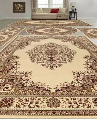 Closeout! Km Home Vienna Kerman Red 5-Pc. Rug Set