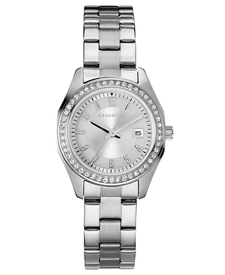 Caravelle Designed by Bulova Women's Stainless Steel Bracelet Watch 28mm