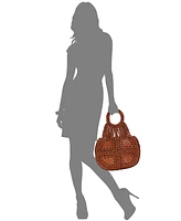 Patricia Nash Pisticci Chainlink Leather Shoulder Bag