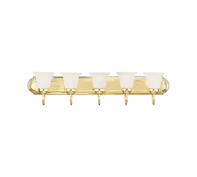 Livex Home Basics 5-Light Vanity