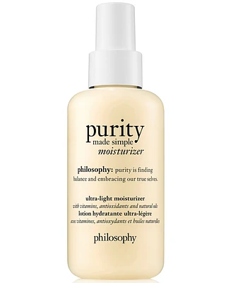 philosophy Purity Made Simple Ultra-Light Moisturizer, 4.7 oz.