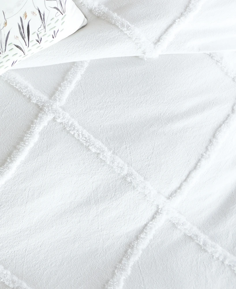 Peri Home Chenille Lattice 2-Pc. Comforter Set, Twin