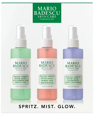 Mario Badescu 3-Pc. Spritz. Mist. Glow. Set