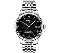 Tissot Men's Swiss T-Classic Le Locle Powermatic 80 Gray Stainless Steel Bracelet Watch 39.3mm