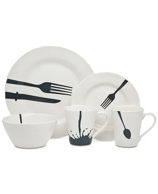 Godinger Acme 16 Pc. Dinnerware Set, Service for 4
