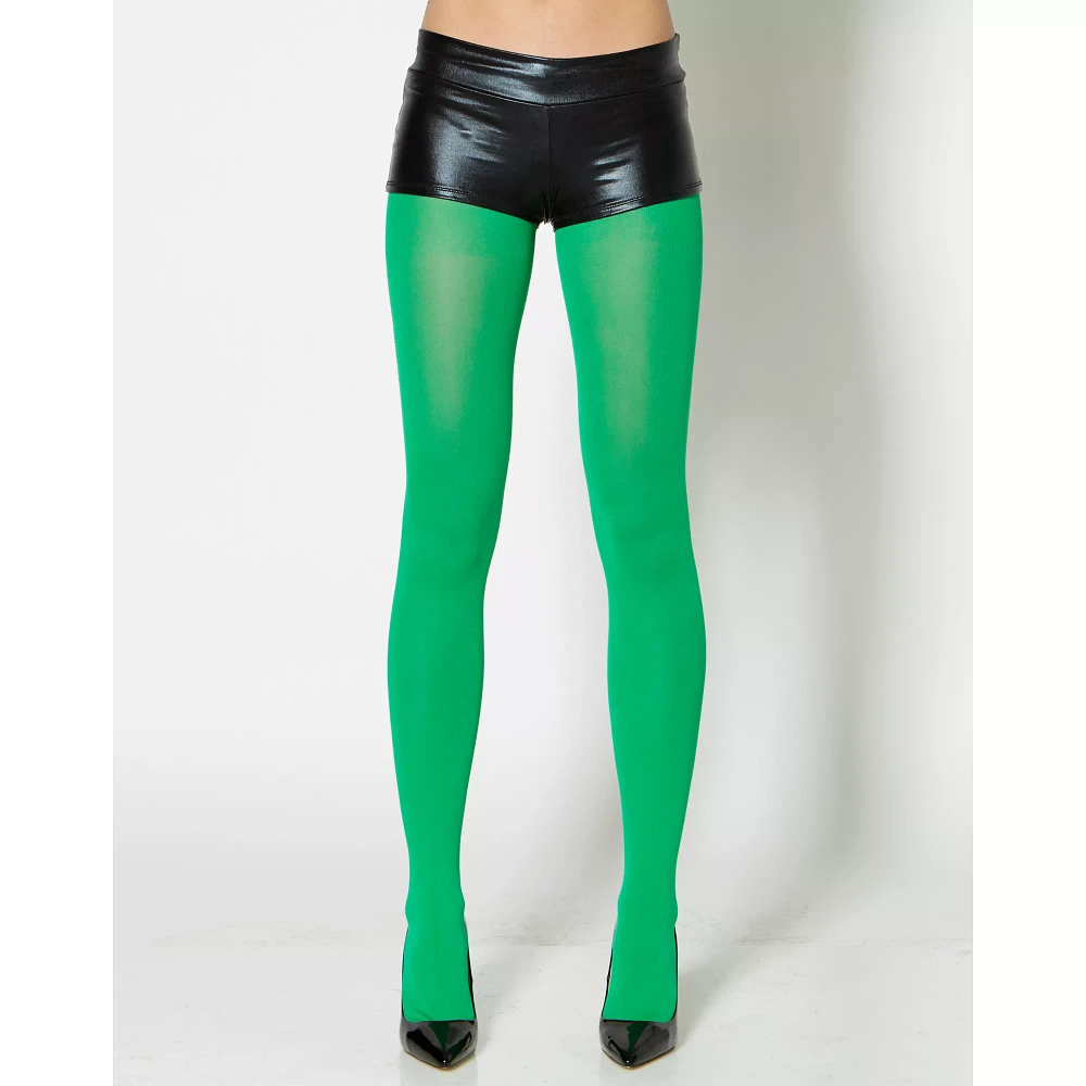 Opaque Tights - Green