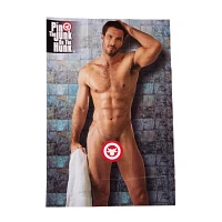 Pin the Junk on the Hunk Poster Game