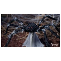 21 In LED Black Jumping Spider Animatronic