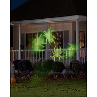 Whirl-A-Motion LED Green Spiders Projection Spot Light