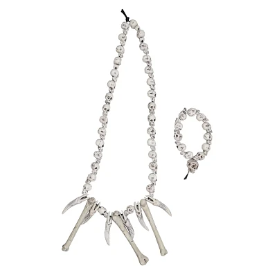 Skull Bone Jewelry Set