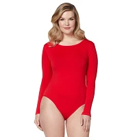 Long Sleeve Red Bodysuit