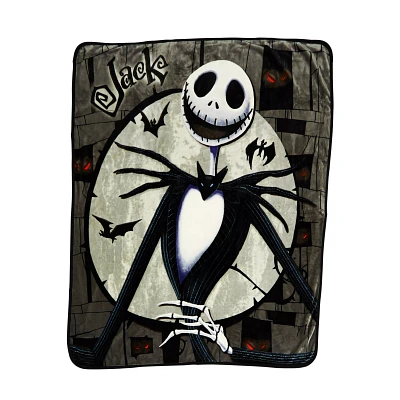 Jack and Sally Reversible Fleece Blanket - The Nightmare Before Christmas