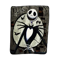 Jack and Sally Reversible Fleece Blanket - The Nightmare Before Christmas