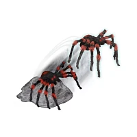 21 Inch LED Red and Black Jumping Spider Animatronic