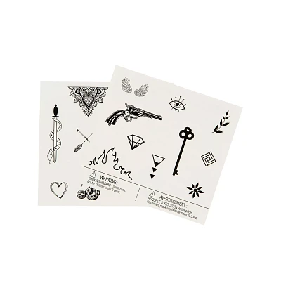 Mini Temporary Tattoos - 20 Pack