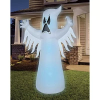 8 Ft Light-Up Ghost Inflatable Decoration