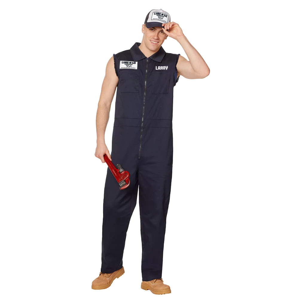 Adult Lube-N-Go Garage Mechanic Jumpsuit
