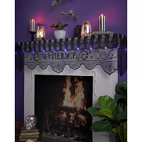 Striped Lace Light-Up Mantel Scarf - Beetlejuice