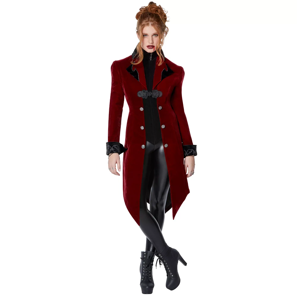 Adult Burgundy Vampire Jacket