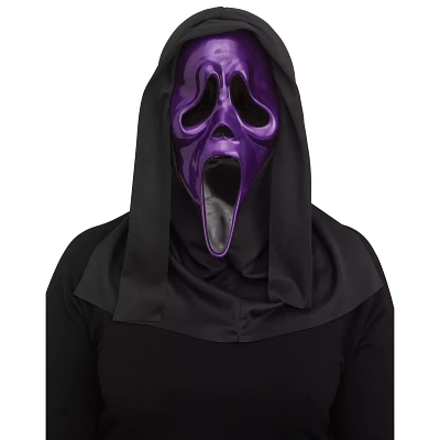 Purple Ghost Face Metallic Full Mask