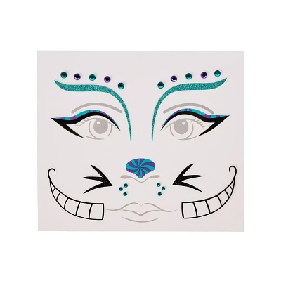 Mischievous Cat Face Decals