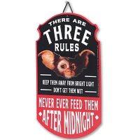 Three Rules Gizmo Sign - Gremlins