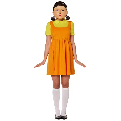 Adult Young-hee Doll Dress Costume - Squid Game