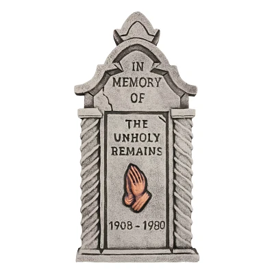 21 Inch Unholy Remains Tombstone