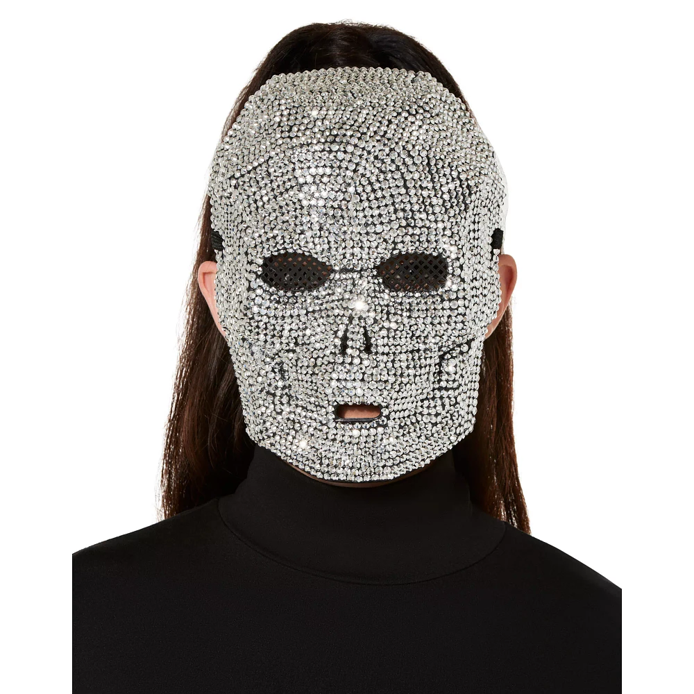 Skeleton Rhinestone Half Mask