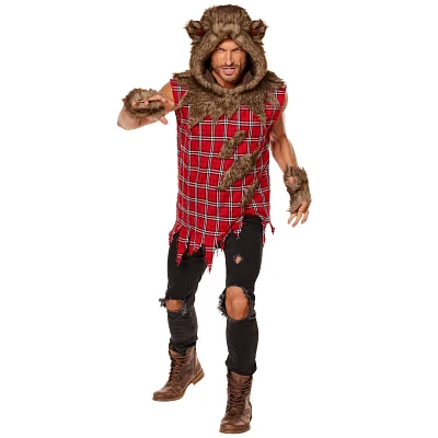Adult Hooded Wolf Costume