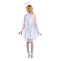 Kids Glitter Angel Dress Costume