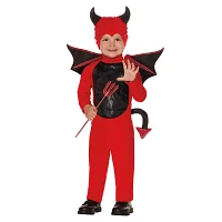 Toddler Devil Jumpsuit Costume