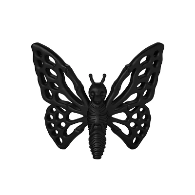 Mystical Arts Black Moth Tabletop Statue