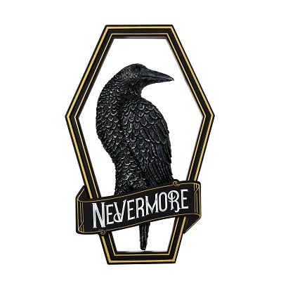 Gothic Noir Nevermore Raven Sign