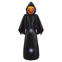 6 Ft. Masked Hooded Figure Light-Up Inflatable Decoration