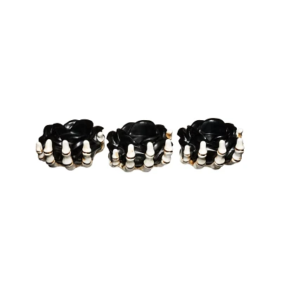 Multi-Pack Skeleton Hands Rose Candle Holder Set - 3 Pack