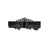 Gothic Noir Beauty in Darkness Sign