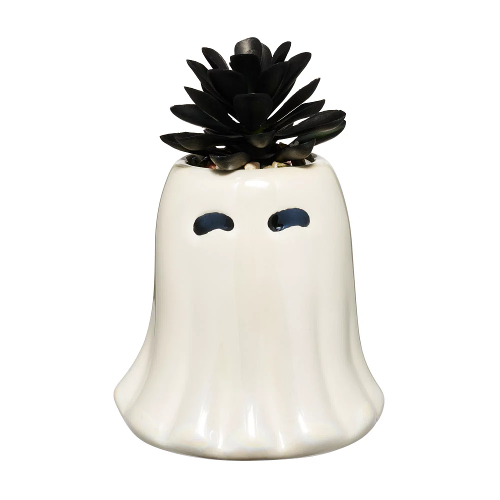 White Ghost Faux Succulent