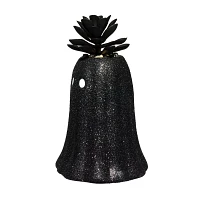 Black Glitter Ghost Faux Succulent