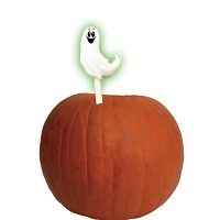 Light-Up Ghost Pumpkin Stake