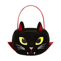 Vampire Cat Plush Treat Bucket
