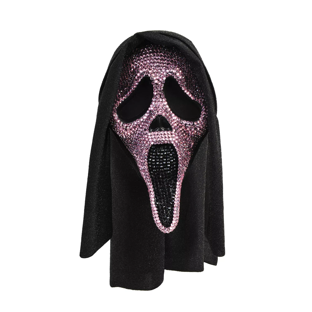 Ghost Face Pink Bling Full Mask