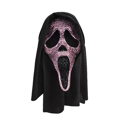 Ghost Face Pink Bling Full Mask