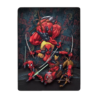 Deadpool Family Fleece Blanket
