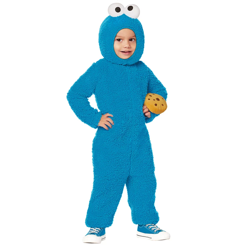 Toddler Cookie Monster Jumpsuit Costume - Sesame Street