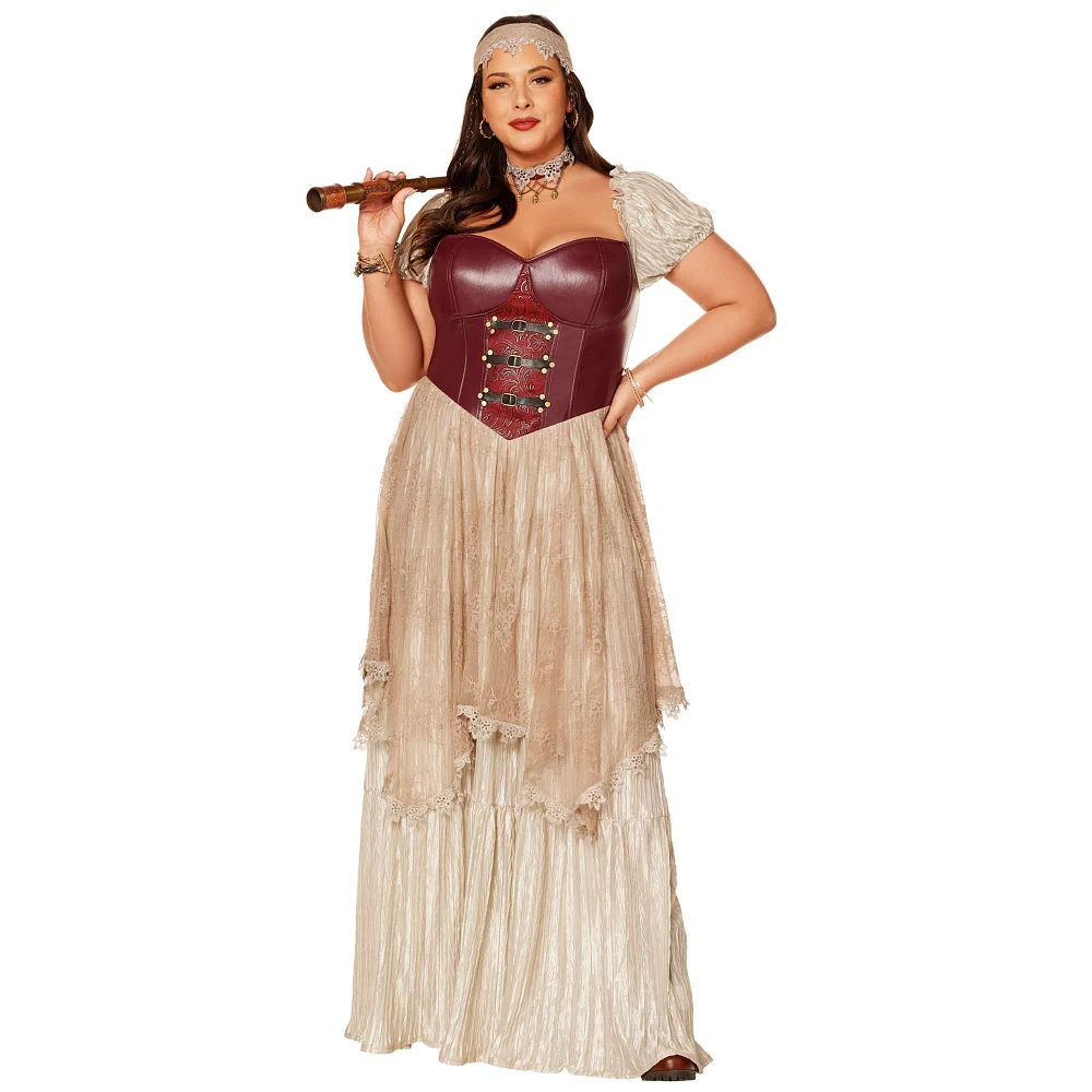 Adult Romantic Pirate Dress Costume